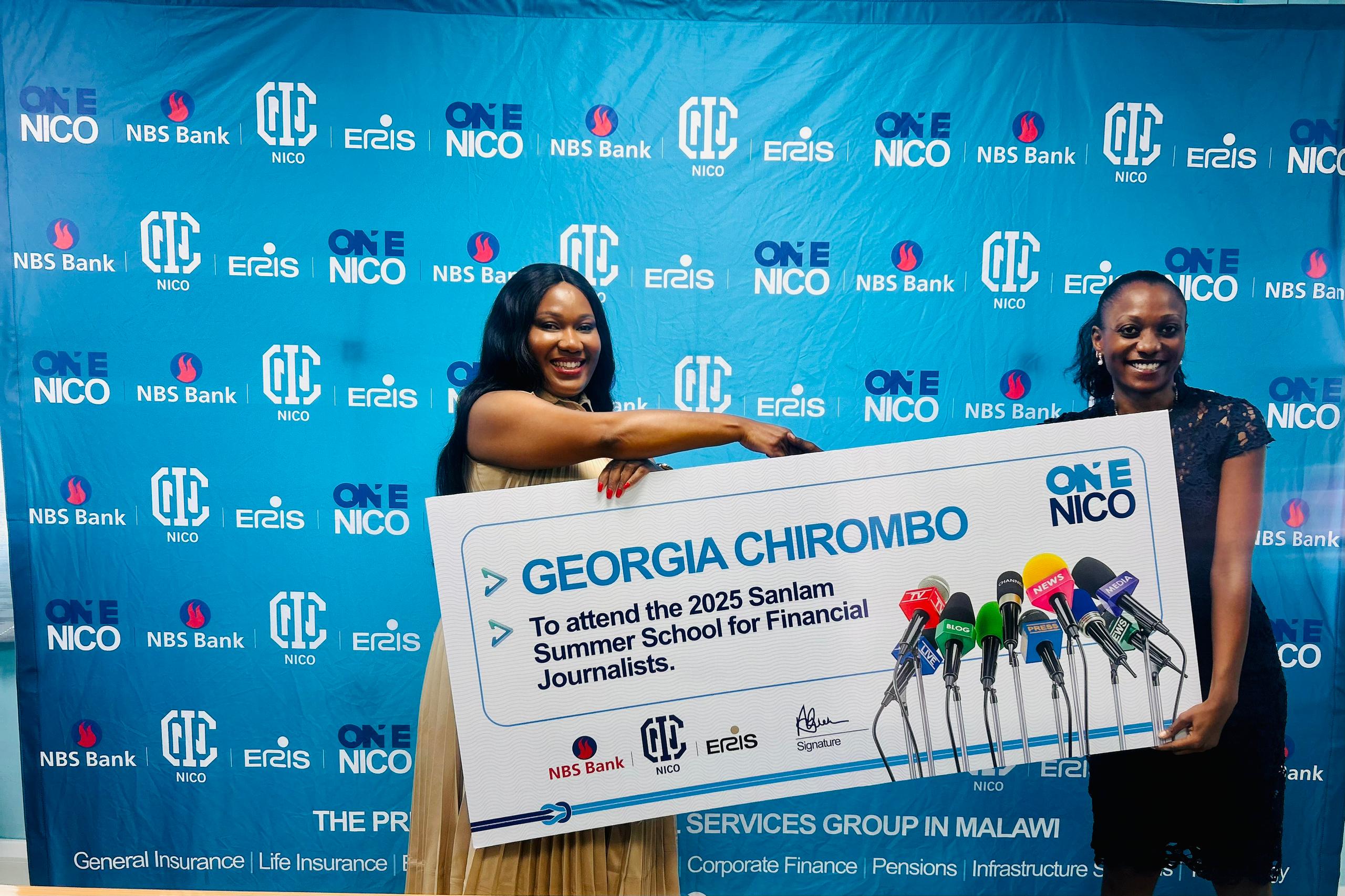 NICO GROUP SPONSORS GEORGIA CHIROMBO FOR THE 2025 SANLAM SUMMER SCHOOL FOR FINANCIAL JOURNALISTS